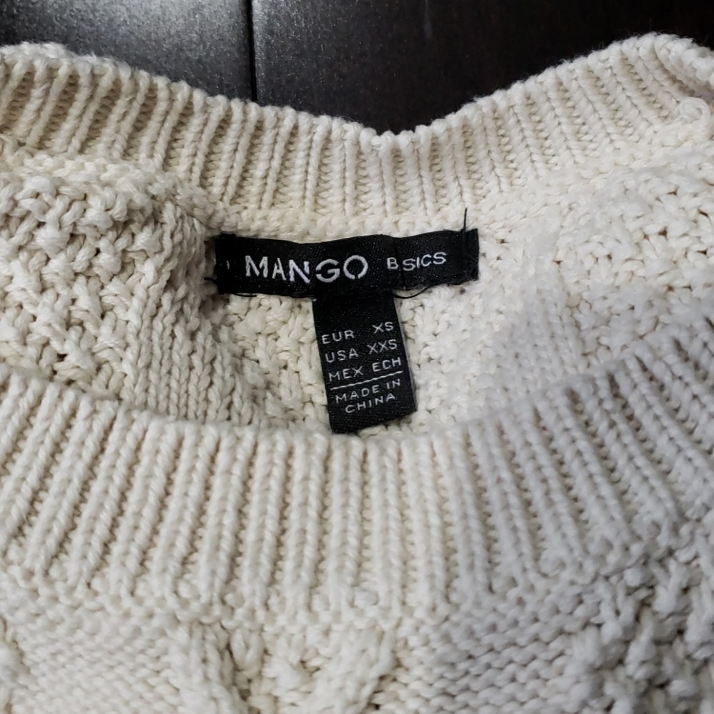 Mango Basic Knit Sweater Xxs - image 4
